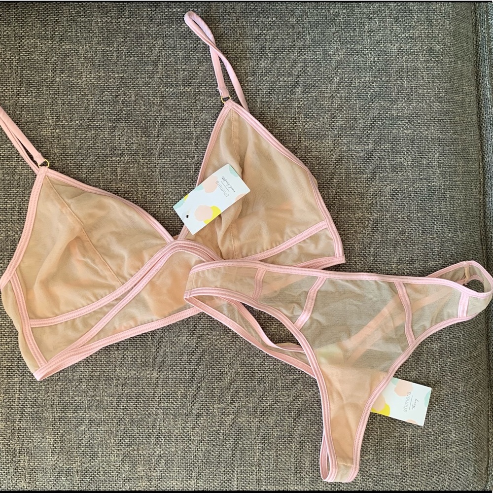 Bralette and underwear set